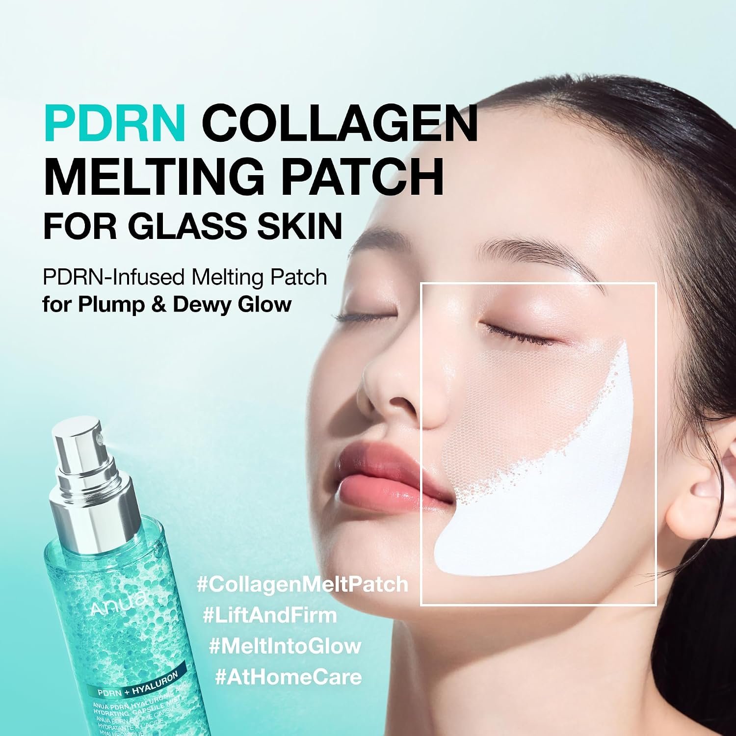 Anua PDRN Collagen Plumping & Firming Care Set, PDRN Salmon DNA Glow Serum Spray, Collagen Patch Neck & Facial Fine Line, Face Mist & Melting Duo for Perfect Home Care, Korean Skincare Set - Image 3