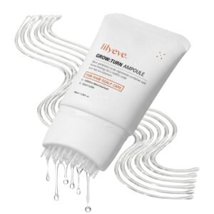 lilyeve GROWTURN Hair Growth Serum with Built-in Brush, Heartleaf-Derived Exosomes to Revitalize, Scalp Massager, Korean Hair Care, 3.38 fl. oz.