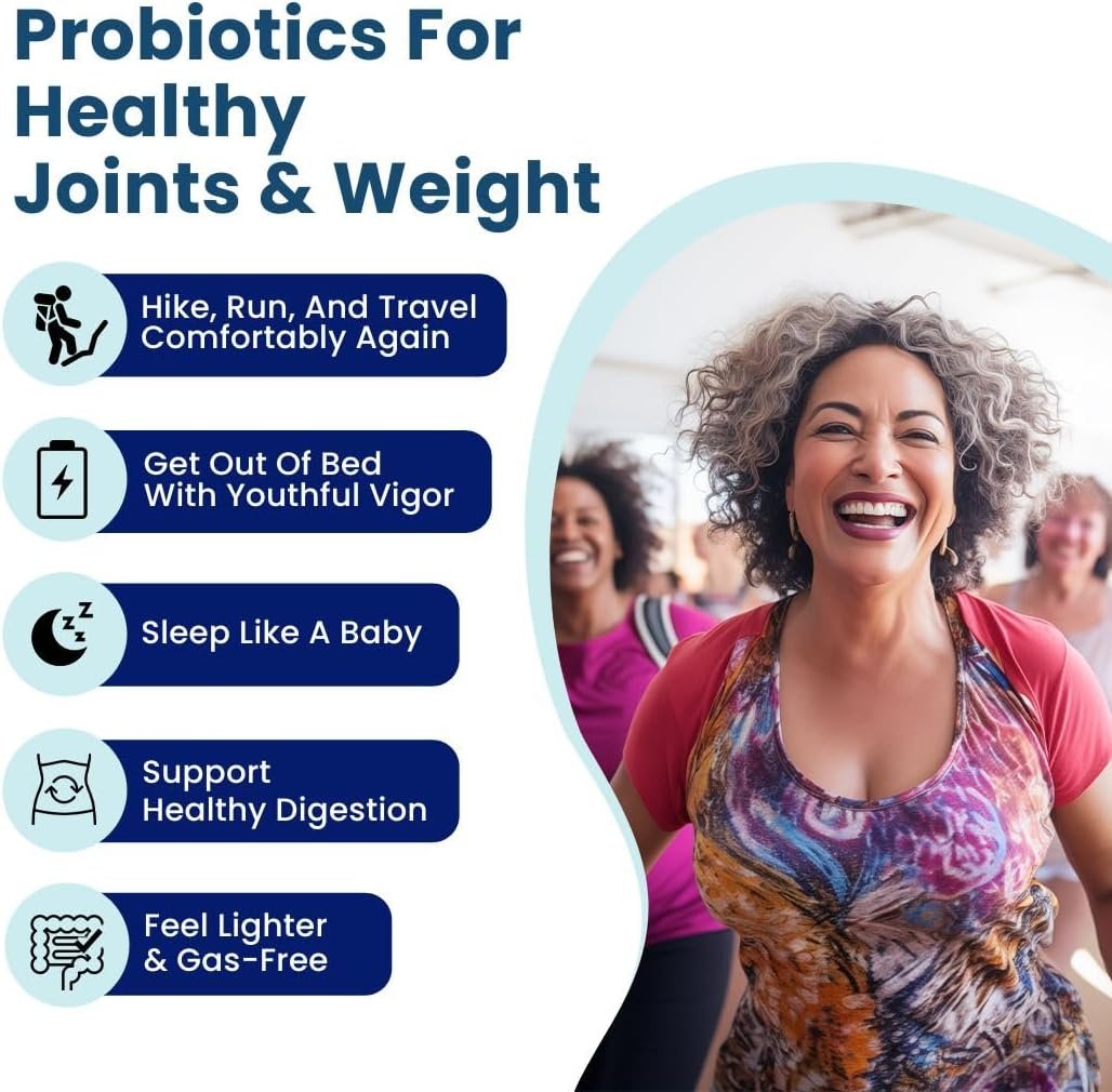 BB Company Provitalize | Probiotics for Women Digestive Health, Menopause, Joint Support | Sexy Midsection Curves, Bloat | Turmeric Curcumin Moringa | Gluten-Free & Shelf-Stable | Ages 40+ | 60 Ct - Image 5