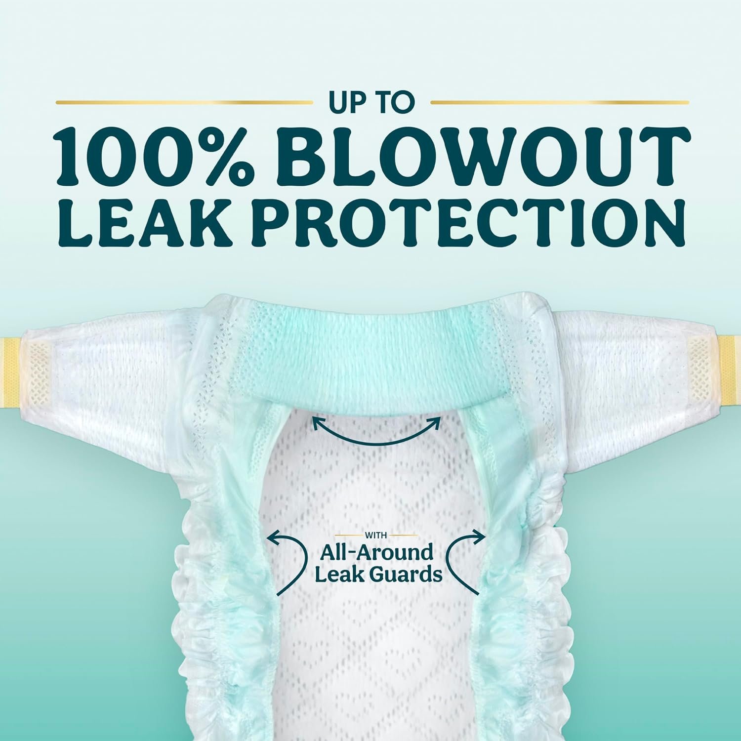 Pampers Swaddlers Diapers, Size 1 (8-14 lbs), 198 Count, Hypoallergenic, Absorbent, Keeps Baby Dry and Comfortable, Skin Safe Disposable Newborn Baby Diaper - Image 6