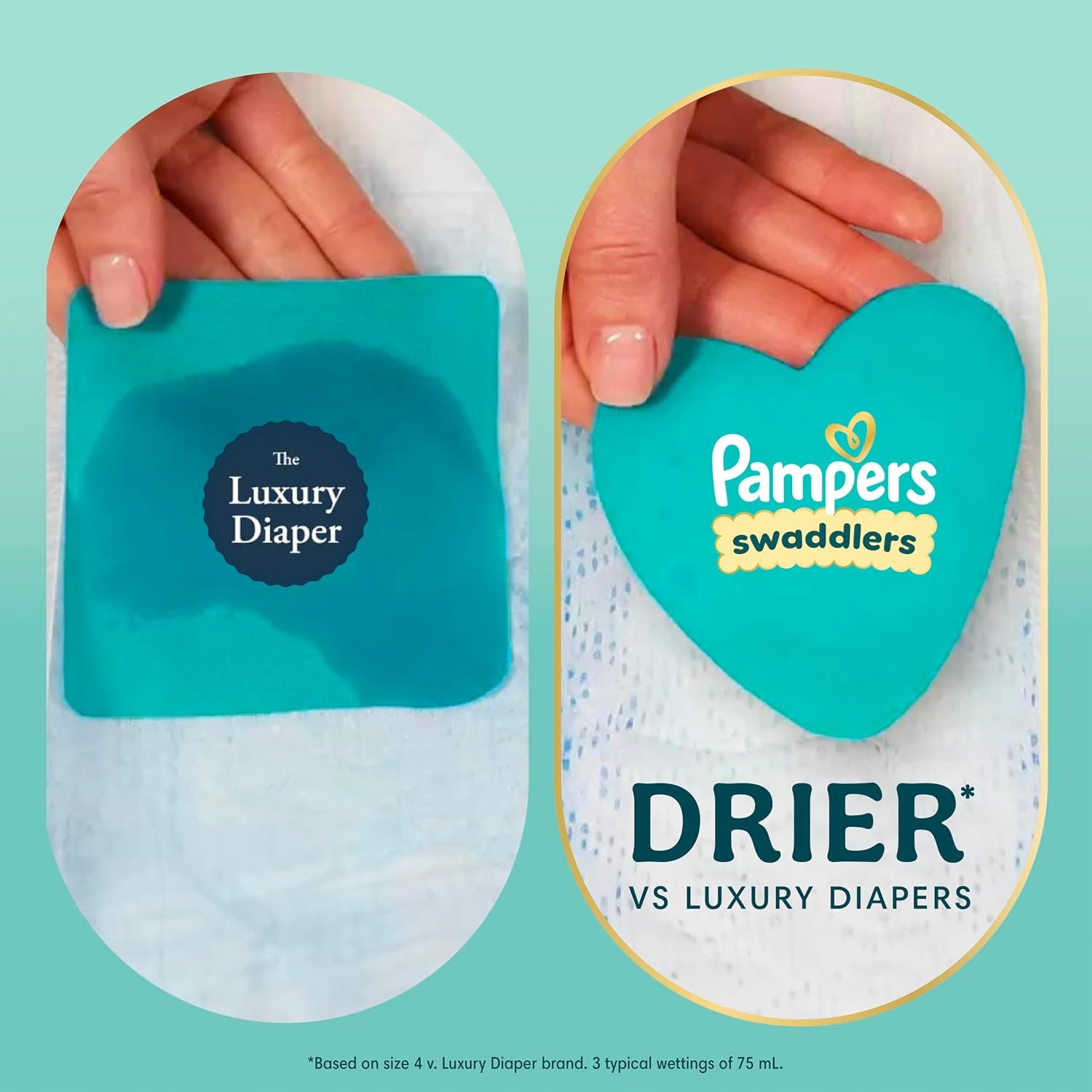 Pampers Swaddlers Diapers, Size 1 (8-14 lbs), 198 Count, Hypoallergenic, Absorbent, Keeps Baby Dry and Comfortable, Skin Safe Disposable Newborn Baby Diaper - Image 12