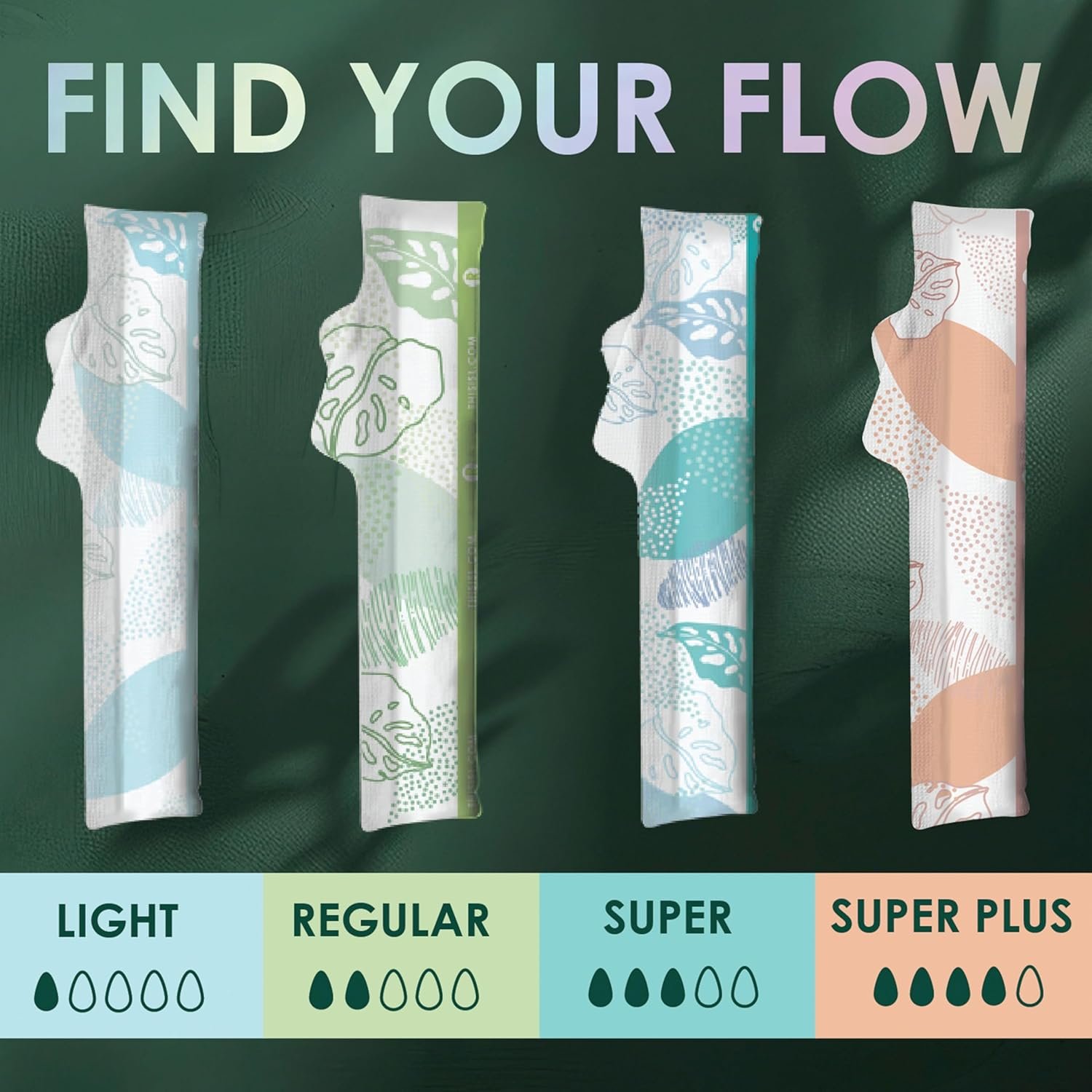 L. Tampons, Made with Organic Cotton, Super/Super Plus Absorbency, Multipack, Made Without Synthetic Pesticides, Rayon or Fragrances, Applicator Made Without BPA, Leak-Stopping Design, 36 Count - Image 3