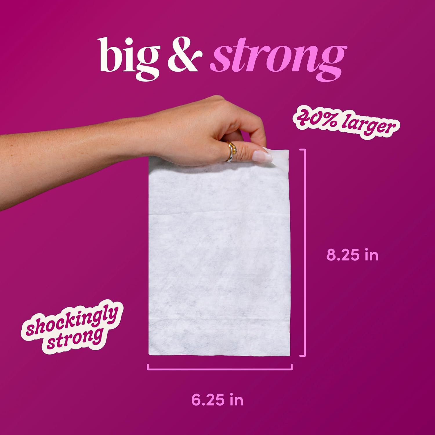 goodwipes Flushable Wipes - Rosewater Wet Wipes for Adults, Sewer & Septic Safe, Guest Bathroom Essentials for Women & Men, pH Balanced & Extra Large, 153 Count (3 Packs and 3 Singles) - Image 3