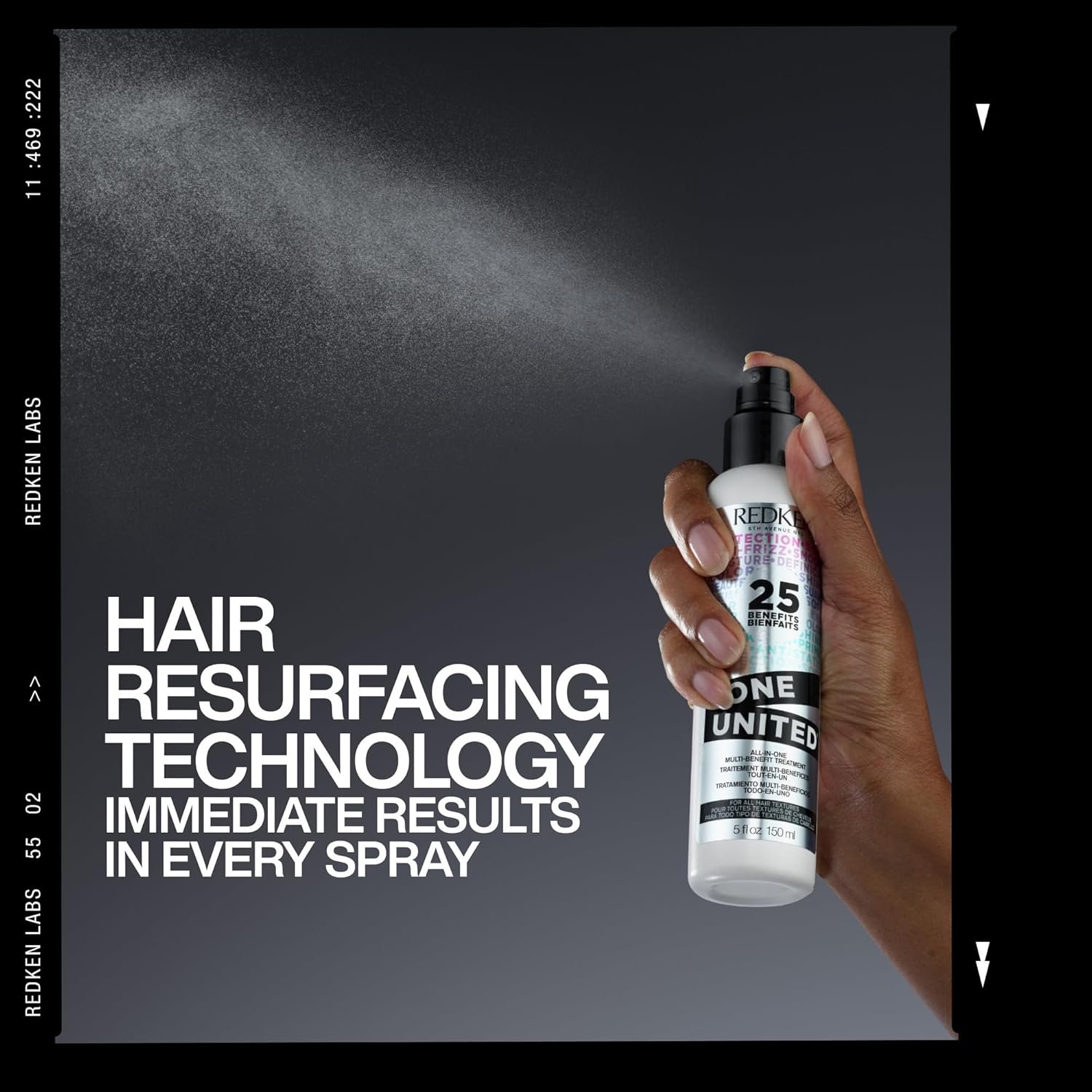 Redken One United All-In-One Leave In Conditioner - Multi-Benefit Leave In Treatment For All Hair Types, Heat Protectant and Detangler Spray, Paraben-Free - Image 10