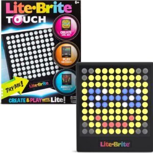 Lite-Brite Touch – Create, Play and Animate – Light Up Portable Stem Sensory Learning Toy, Creative Art Stem Toy for Girls, Boys, Unisex, Toddler, Holiday, Birthday, Gift, Ages 6+