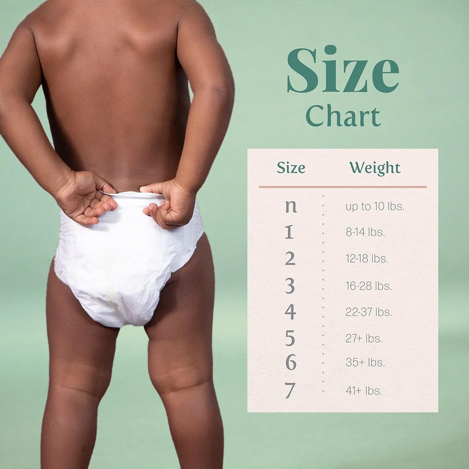 Earth & Eden Sensitive Baby Diapers, Size 5 (172 Count) - Eco-Conscious & Hypoallergenic Diapers - No Harsh Chemicals - Comfortable and Gentle on Skin - Dermatologically Approved - Image 2
