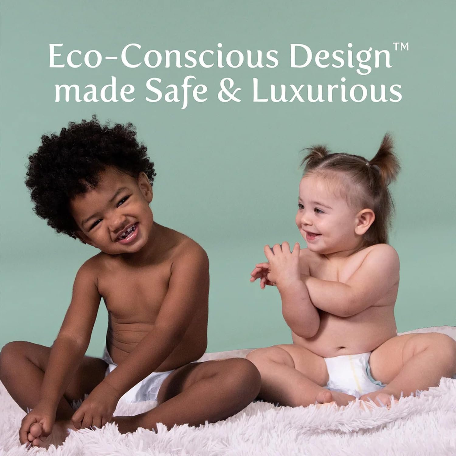 Earth & Eden Sensitive Baby Diapers, Size 5 (172 Count) - Eco-Conscious & Hypoallergenic Diapers - No Harsh Chemicals - Comfortable and Gentle on Skin - Dermatologically Approved - Image 6