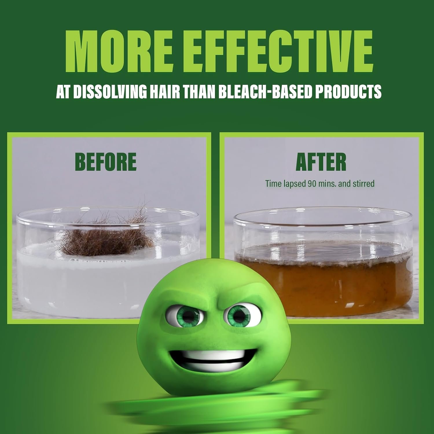 Green Gobbler Industrial Strength Grease and Hair Drain Clog Remover | Drain Cleaner Gel | Safe for Pipes, Toilets, Sinks, Tubs, Drains & Septic Systems | 1 Gallon - Image 8