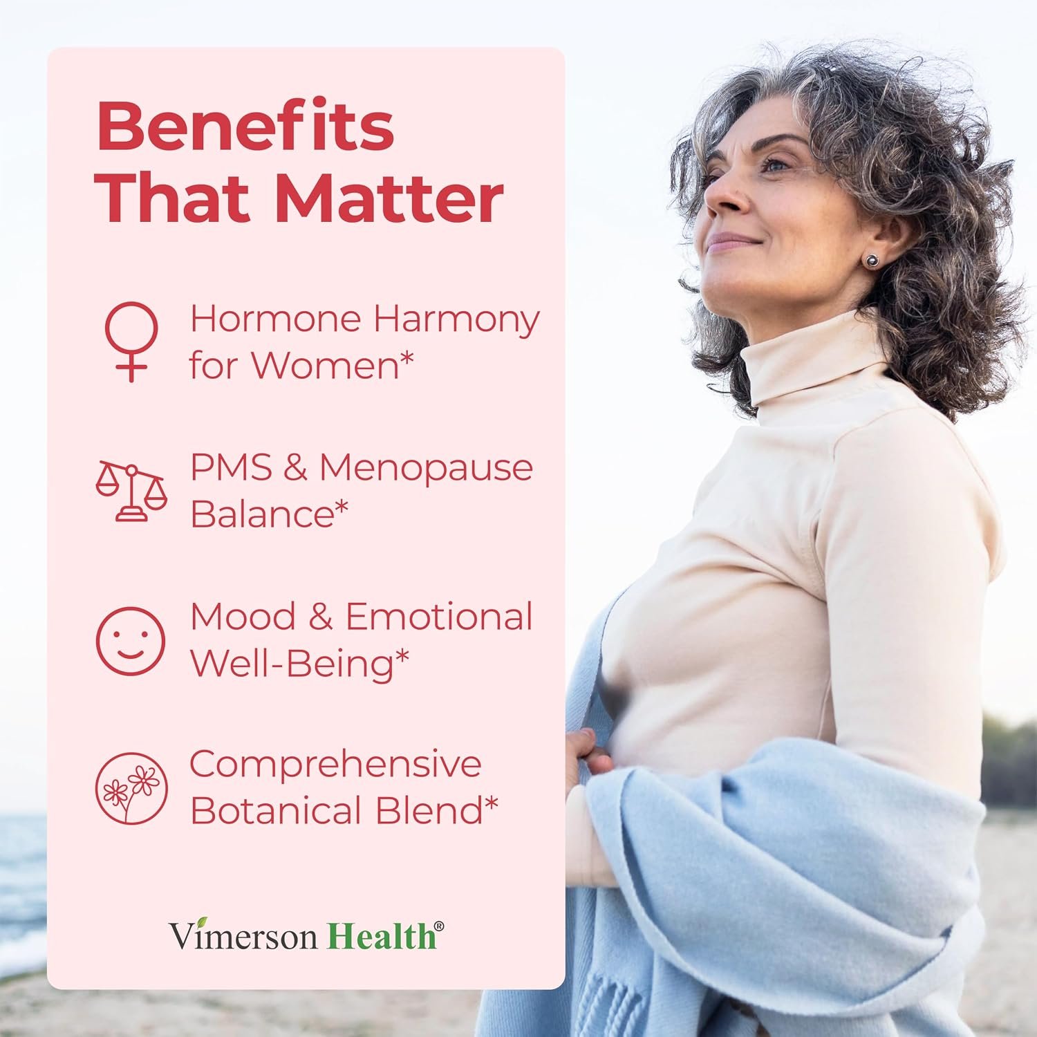 Hormone Harmony for Women with Black Cohosh, Dong Quai & Red Clover – Natural Hormone Balance For Women of All Ages – Supports PMS, Menopause & Mood – Women’s Hormone Balance Supplement – 120 Capsules - Image 2