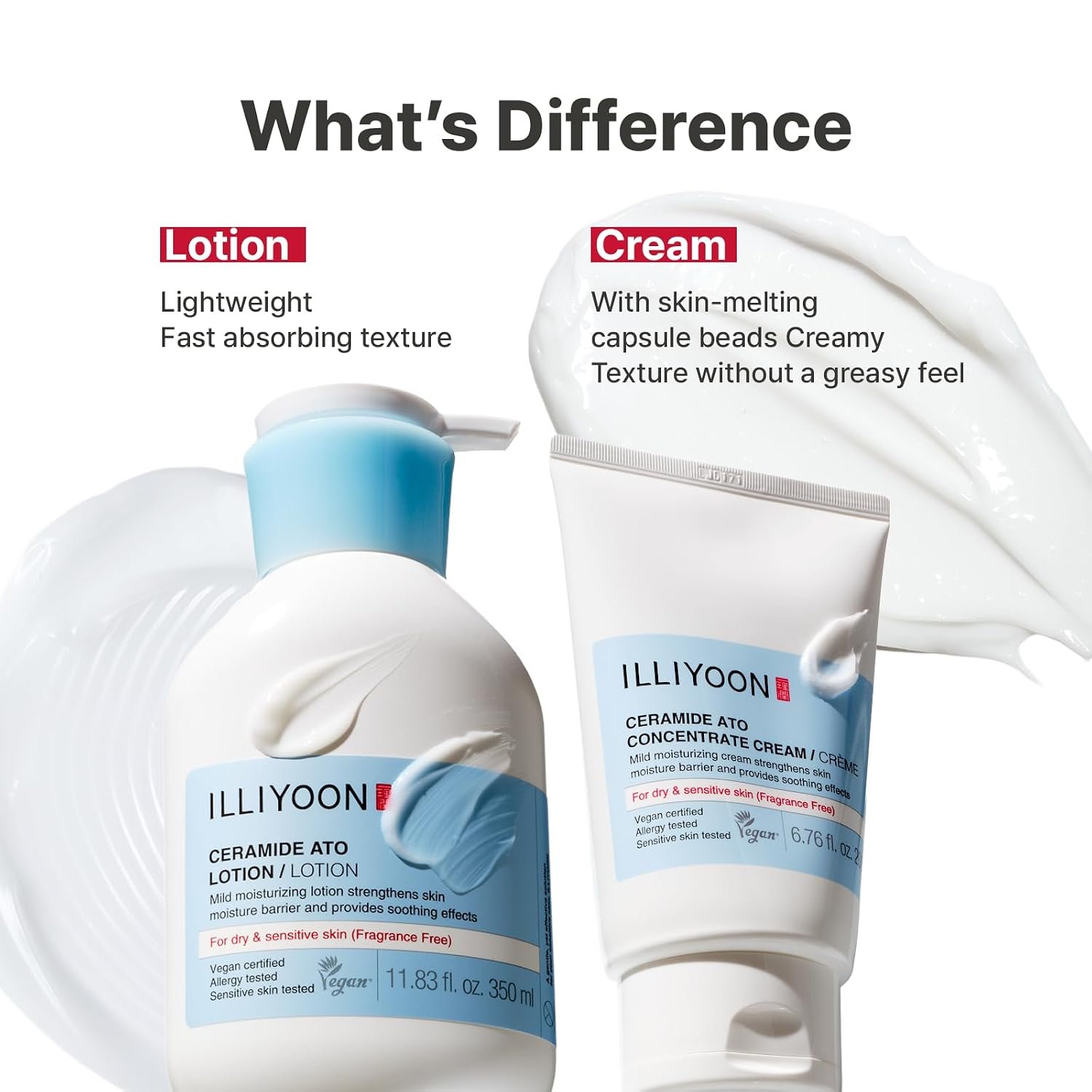 Illiyoon Ceramide Ato Concentrate Cream | Moisturizer for Dry & Sensitive Skin, 100hr Lasting Hydration, For Face & Body, Gentle for Infants, Moisture Barrier Repair, Vegan Certified, 2.53 fl.oz. - Image 7