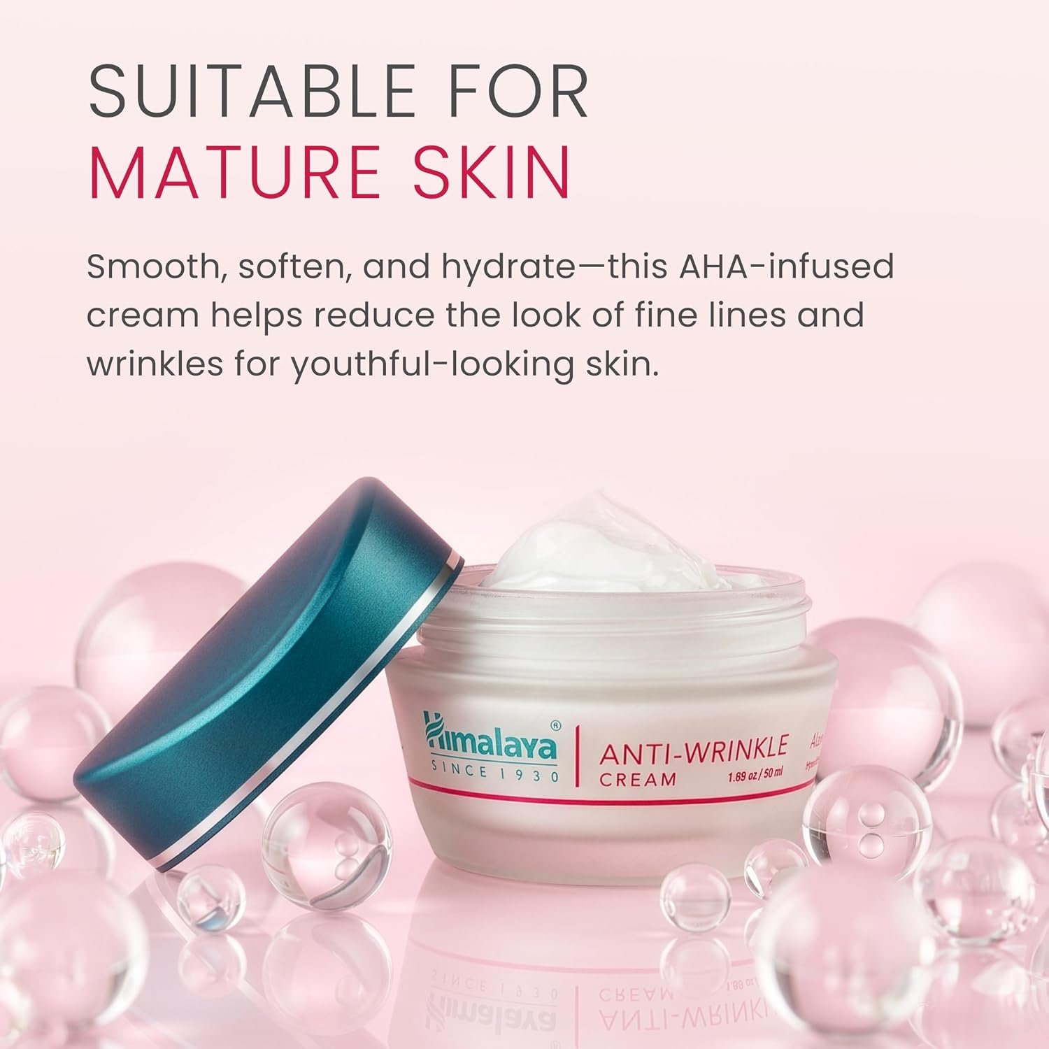 Himalaya Anti-Wrinkle Cream for Reducing the Look of Wrinkles, Fine Lines and Dark Spots, Moisturizes & Repairs, 1.69 oz - Image 4