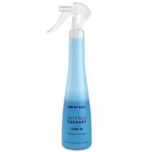 Pravana Intense Therapy Leave-In Conditioner Spray Treatment & Detangler | Instantly Detangles & Hydrates | Equalizes Hair Porosity | For All Hair Types | Strengthens & Softens Hair | 10 Fl Oz
