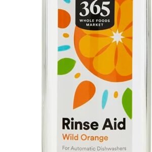 365 by Whole Foods Market, Rinse Aid for Automatic Dishwashers, Wild Orange Scent, 8 Fl Oz