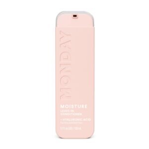 MONDAY HAIRCARE MOISTURE Leave in Conditioner with Hyaluronic Acid, Jojoba & Almond Oil, Shea Butter& Wheat Protein for Dry & Dull Hair 150mL