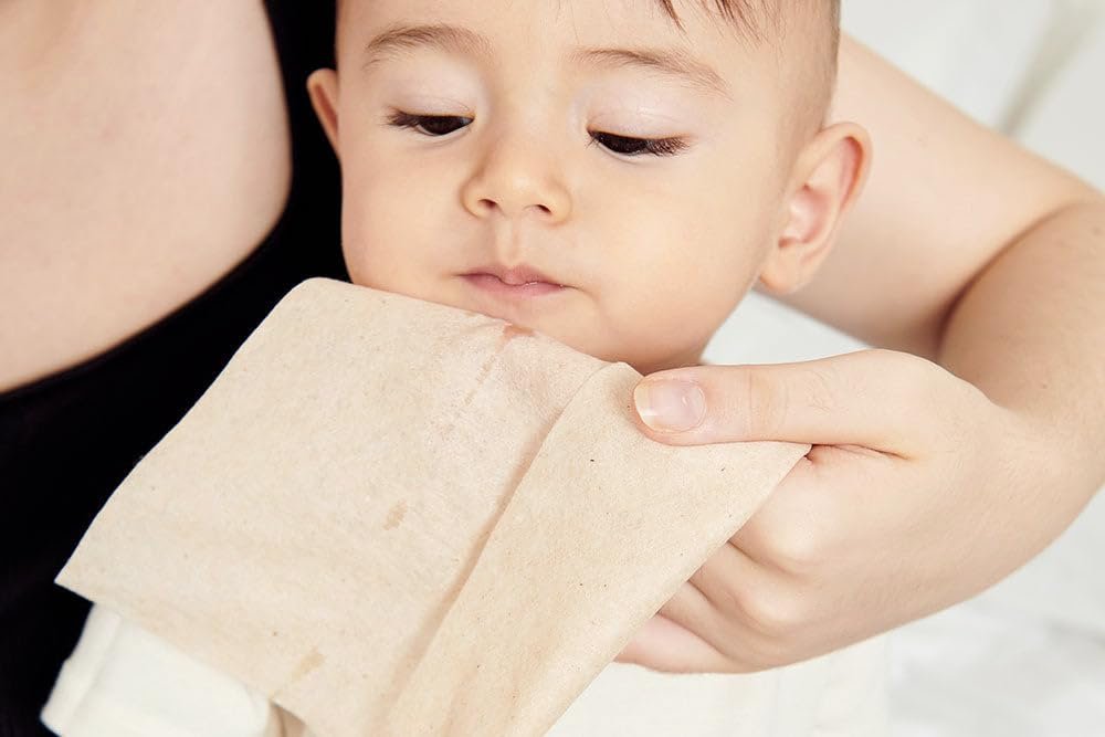 Nest Designs Organic Cotton Dry Baby Wipes for Sensitive Skin, Chemical-Free, 80 Wipes per Pack - Image 3