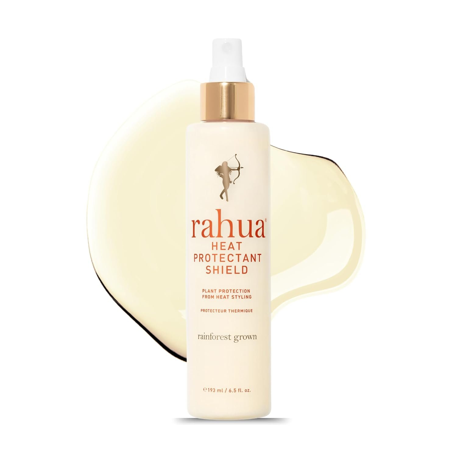 Rahua Heat Protectant Shield – Silicone-Free Styling Primer & Thermal Spray – With Amazonian Rahua Oil, Shea Butter & Hibiscus – Natural Gloss & Shine for All Hair Types – 6.5 fl oz