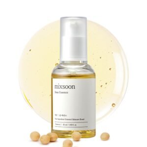 mixsoon Bean Essence Korean Skin Care, Gentle AHA Exfoliating Essence for Glass Skin Glow, Hydrating Face Serum with Fermented Bean, Smooth Skin, 50ml / 1.69 fl.oz. Korean Glass Skin Care