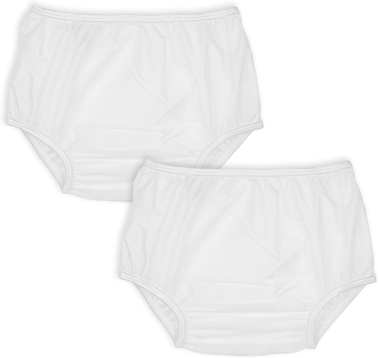 Reusable Waterproof 100% Nylon Taffeta Diaper Pants for Potty Training & Swimming, Leak-Proof & Rip-Proof, Medium (Fits 20 - 25 lbs), 2 Counts