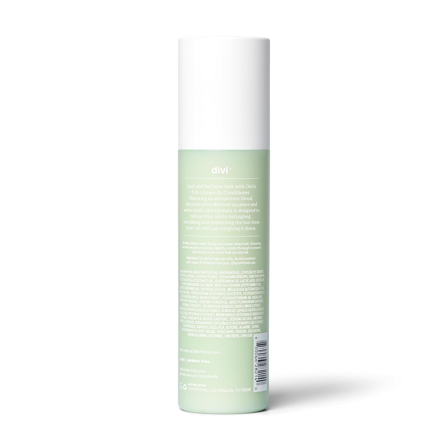 Divi 3-in-1 Leave-In Conditioner Spray - Detangler & Heat Protectant for Frizz Control & Shine, Lightweight Moisturizer - For All Hair Types - 6.5 Fl Oz - Image 8