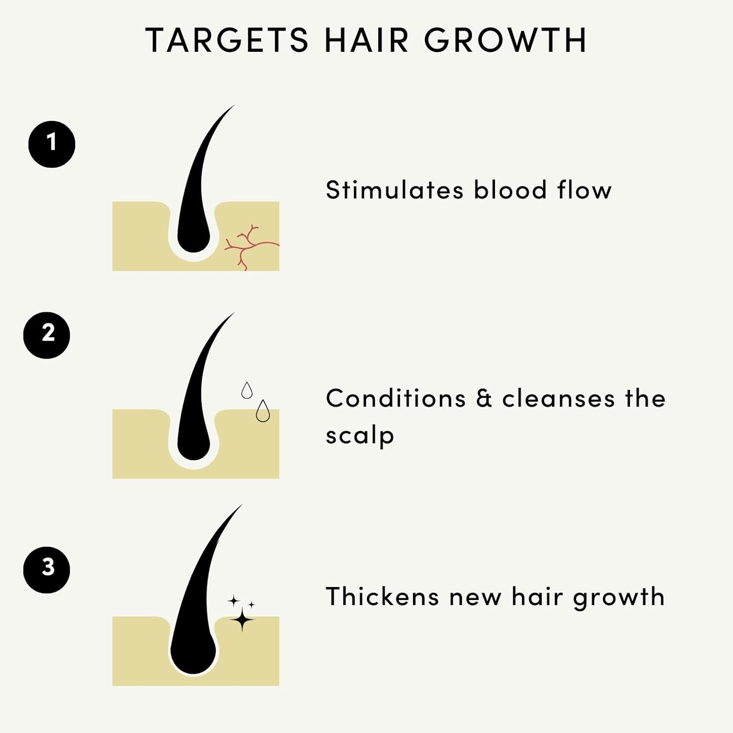 Forest & Shore Hair Growth Oil, 100% Natural, with Caffeine, Biotin, Castor , Argan & Rosemary, Effective Serum for Damaged Hair - Image 3