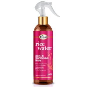 Difeel Rice Water Leave-in Conditioning Spray 8 oz. – Spray Leave in Conditioner For Dry Damaged Hair
