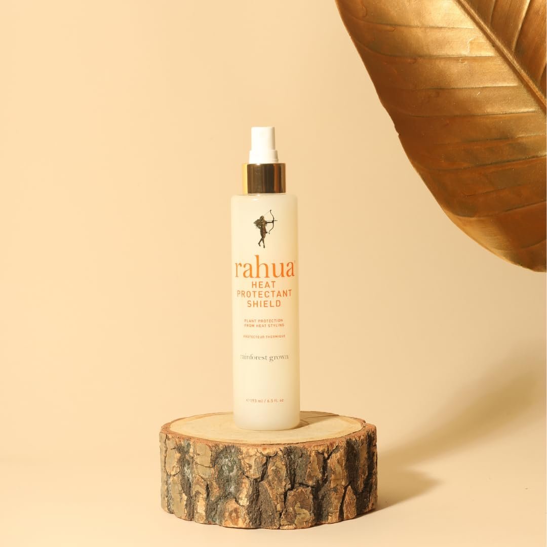 Rahua Heat Protectant Shield – Silicone-Free Styling Primer & Thermal Spray – With Amazonian Rahua Oil, Shea Butter & Hibiscus – Natural Gloss & Shine for All Hair Types – 6.5 fl oz - Image 5