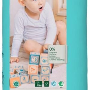 Bambo Nature Hypoallergenic Baby Diapers, Eco-Labeled Diapers, Enhanced Leakage Protection, Totally Chlorine-Free, Skin Friendly, and Super Absorbent – Size 5 (44 Count)