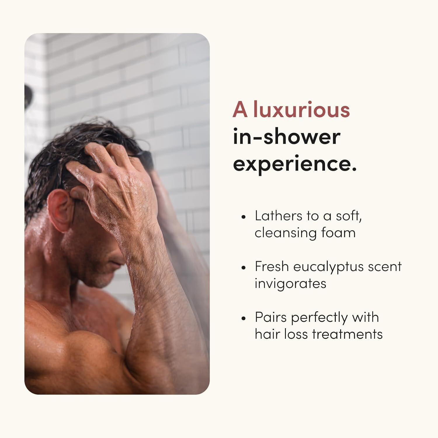 hims Thick Fix Shampoo - Saw Palmetto for Healthy Hair Growth & Thickening - Scalp Cleansing - Vegan, Sulfate-Free & Cruelty-Free - Eucalyptus Scent, 2 pack 6.4 fl oz - Image 5