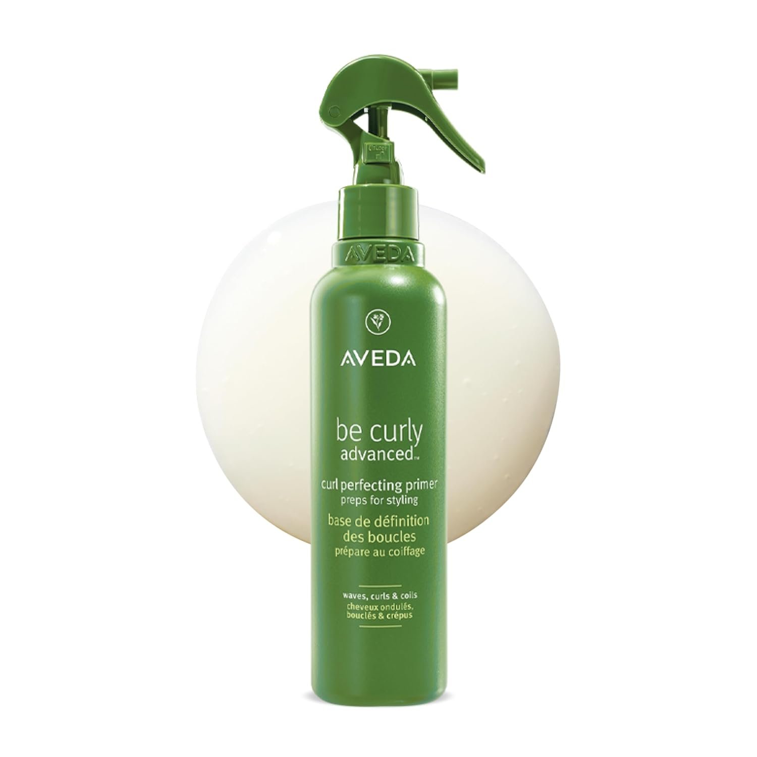 Aveda Be Curly Advanced Curl Perfecting Primer | for Wavy, Curly & Coily Hair | Detangles & Smooths | Products Against Humidity, Reduces Frizz | Silicone Free | 97% Naturally Derived*, 6.7 Fl Oz