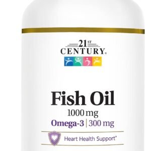 21st Century Fish Oil 1000 mg Softgels, 120 Count