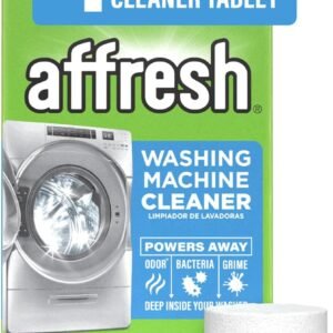Affresh Washing Machine Cleaner, Helps Power Away Odor Causing Bacteria & Grime Deep Inside Pump, Valve & Hoses, 5 Time Release Tablets, 5 Month Supply