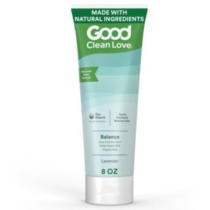 Good Clean Love Balance Feminine Wash, pH-Balanced Vaginal Moisturizer Cleanser for Women with Natural Ingredients, Gentle Cleansing Feminine Care Product, Reduces Vaginal Dryness & Odor, 8 Oz