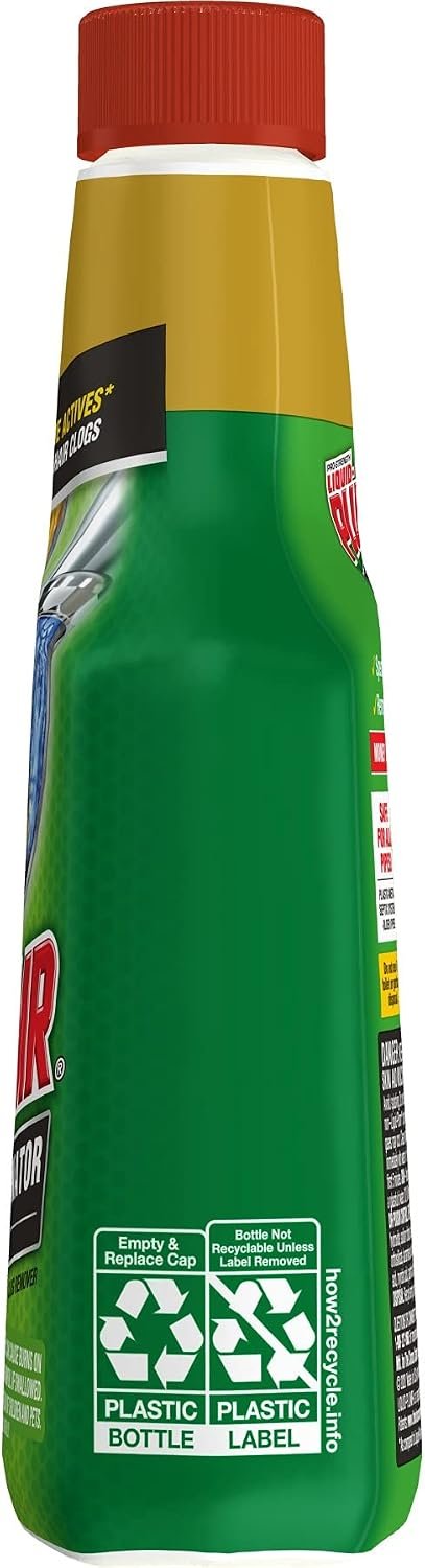 Liquid-Plumr Pro-Strength Hair Eliminator Gel Clog Remover, Hair Clog Remover and Drain Opener, Safe for All Septic Systems and Pipes, 16 fl. oz. Bottle - Image 11