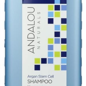 Andalou Naturals Argan Stem Cell Age Defying Shampoo, Strengthening Hair Care for Thinning, Dull or Weak Hair, Helps Revitalize & Strengthen for Fuller, Healthier-Looking Hair, 11.5 Ounce