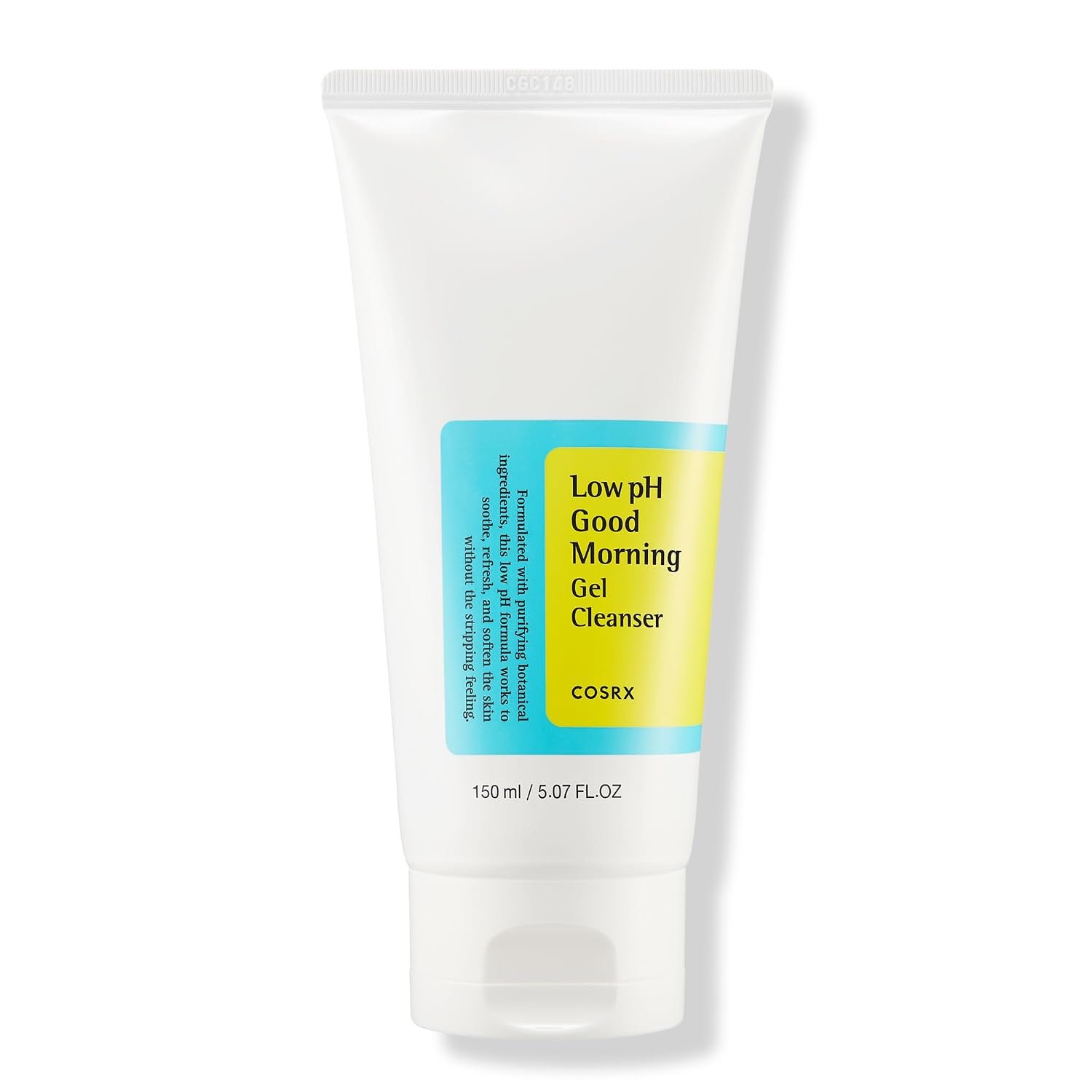 COSRX Low pH Good Morning Gel Face Cleanser, 5.07 fl oz, BHA Face Wash, Daily Mild Face Cleanser for Sensitive Skin, PH Balancing, Korean Skin Care, Korean Face Wash
