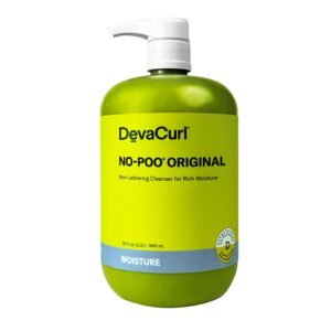 DevaCurl No-Poo Original Non-Lathering Cleanser for Rich Moisture | Non-Stripping | Hydrates Curls | All Curl Types