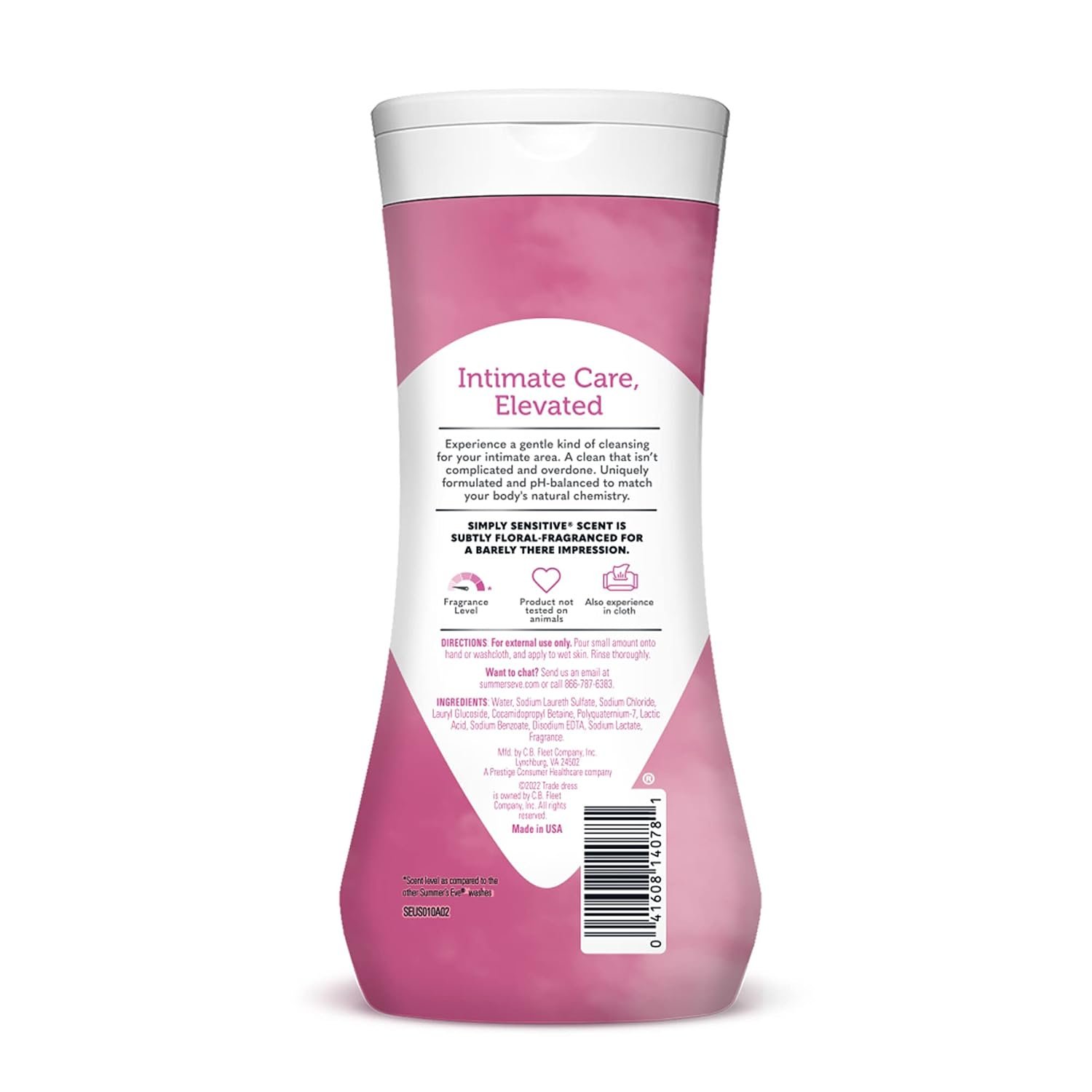 Summer’s Eve Simply Sensitive All-Over Daily Feminine Wash, Gentle pH-Balanced Body Wash for Women, Feminine Care to Remove Vaginal Odor, Gynecologist Tested, 15 Fl Oz, Pack of 3 - Image 2