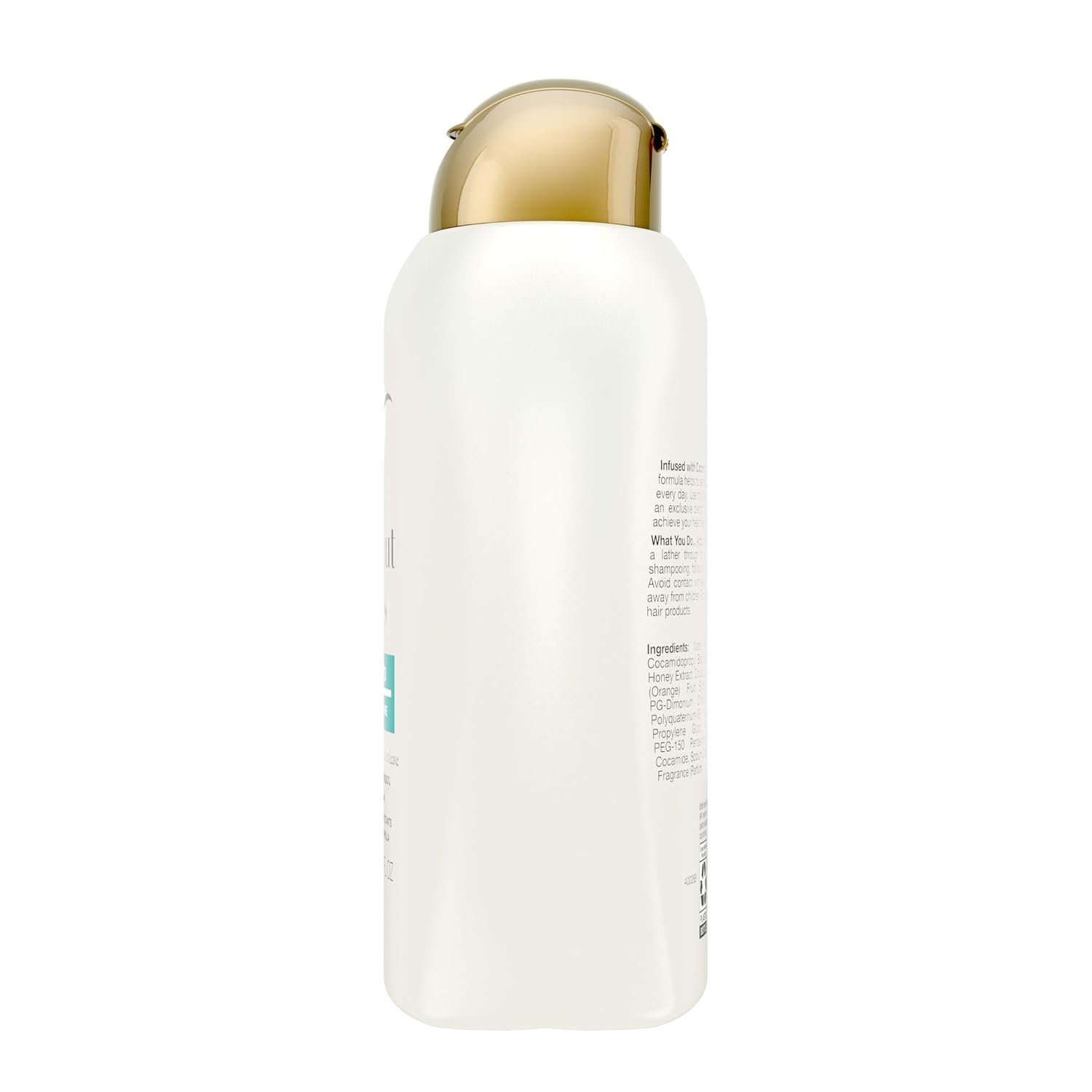 OGX Quenching + Coconut, Curl-Defining Shampoo, Hydrating & Nourishing Curly Hair Shampoo with Coconut Oil, Citrus Oil & Honey, Paraben, Sulfate-Free Surfactants, 13 floz - Image 5