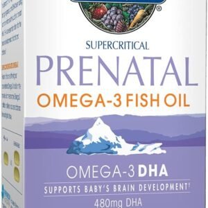 Garden of Life Minami Prenatal Omega-3 DHA Fish Oil Supplement with 480mg DHA & 104mg EPA – Prenatal Omega 3 Fish Oil for Pregnancy & Breastfeeding, Non-GMO, Lemon Flavored, 60 Softgels