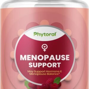 Phytoral Complete Herbal Menopause Supplement for Women – Female Hormone Balance Capsules for Night Sweats Hot Flashes & Mood Swings with Dong Quai Chaste Berry & Black Cohosh Root – 60 Count