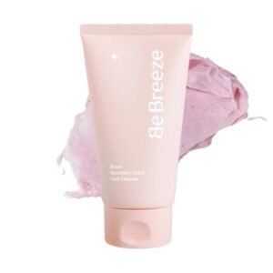 Busan Strawberry Dduk Pack Cleanser – 3-in-1 Korean Pack & Foam Wash with Rice & Strawberry Powder – Hydrating Neutral pH Amino Acid Wash – Vegan K-Beauty Facial Cleanser, 4.23 oz