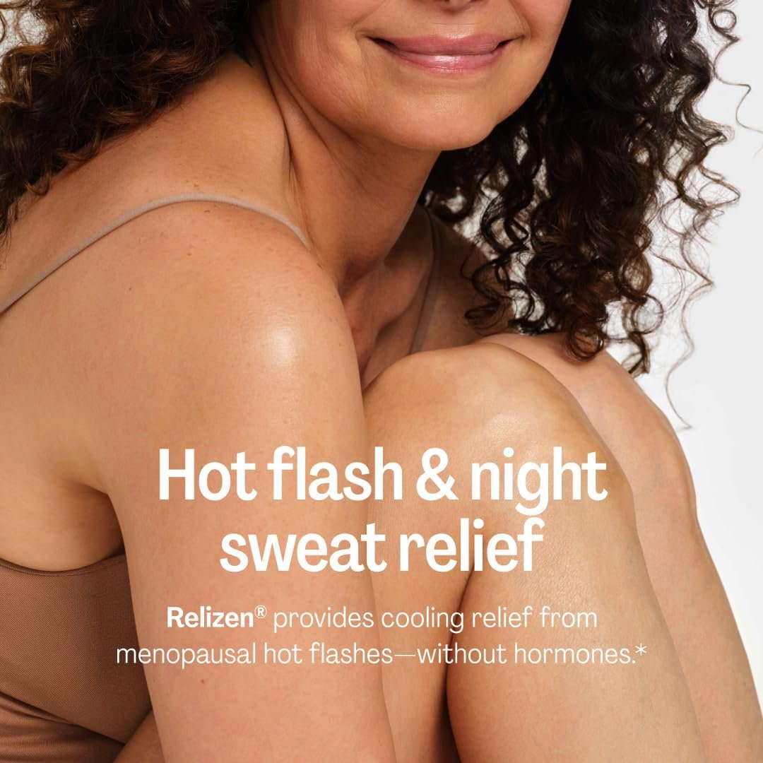 Bonafide Naturally Sourced Cooling Relief for Hot Flashes & Night Sweats Relizen – Hormone-Free, Clinically Studied Formula with a Proprietary Blend of Four Swedish Botanicals — 1-Month Supply - Image 3