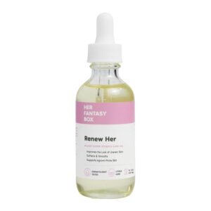Her Fantasy Box Renew Her | Natural Rejuvenating Yoni Oil for Dark Spots, Ingrown Hair, and Skin Brightening – Nourishing, Moisturizing Formula for All Skin Types