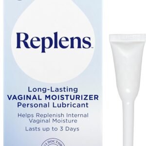 Replens Long-Lasting Vaginal Moisturizer, Relieves Vaginal Dryness for Up to 3 Days, Fragrance Free, 8 Pre-Filled Applicators