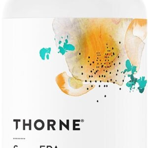 THORNE – Super EPA – Omega-3 Fish Oil Supplement with EPA & DHA from Sustainably Sourced Fish – Supports Brain, Skin, Joint & Heart Health* – Third-Party Certified – Gluten & Dairy-Free – 90 Softgels