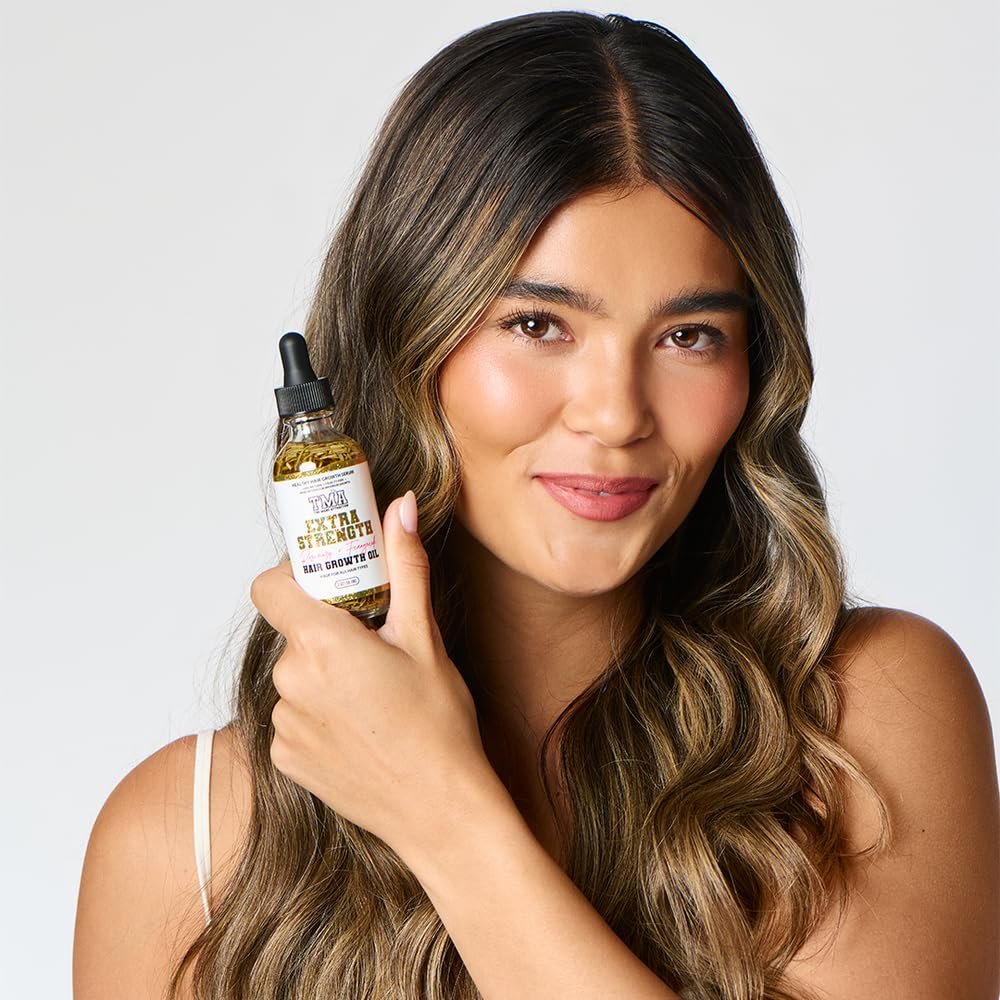 The Mane Attraction Extra-Strength Herbal Hair Growth Oil, Rosemary & Fenugreek Blend, Castor & Vitamin E Infusion, Scalp-Nourishing for All Hair Types, 2 Fl Oz - Image 5
