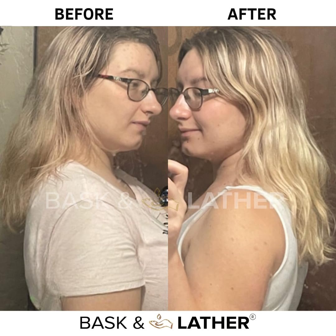 Bask & Lather Scalp Stimulator Hair Growth Oil, Cold Pressed Mint and Rosemary Blend with Grapeseed for Hair Growth, Organic Natural Leave in, All Hair Types, 2 Fl Oz - Image 6