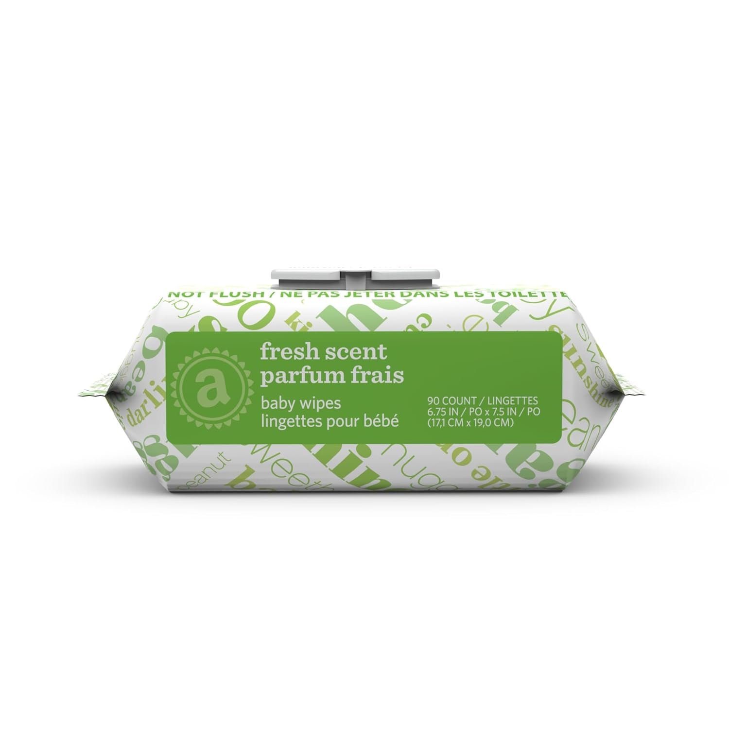 Amazon Elements Baby Wipes, Fresh Scent, Flip-Top Packs, Alcohol-Free, With Cucumber and Aloe, 810 Count, 9 Packs of 90 - Image 2