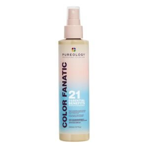 Pureology Color Fanatic Multi-Tasking Leave-In Spray – Detangling & Frizz Control, 21 Benefits for All Hair Types, Heat Protection, Infused with Coconut & Camellia Oils, Color Safe, Vegan