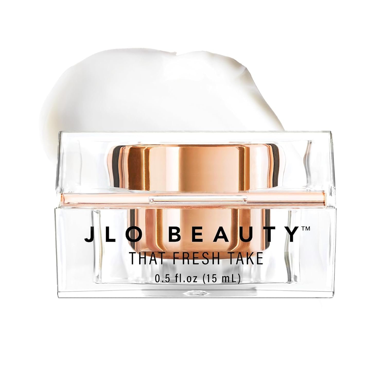 JLO BEAUTY Under Eye Cream for Women, Lightweight Hydrating Eye Treatment with Peptides & Hyaluronic Acid for Dark Circles, Puffiness & Fine Lines, That Fresh Take, 0.5 Oz
